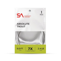 Absolute Trout Leader 9 fot 1X (CA 0,25 MM)