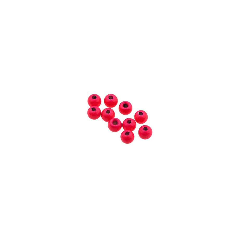 Tungsten Beads Slotted FLUO PINK / 3,2 MM