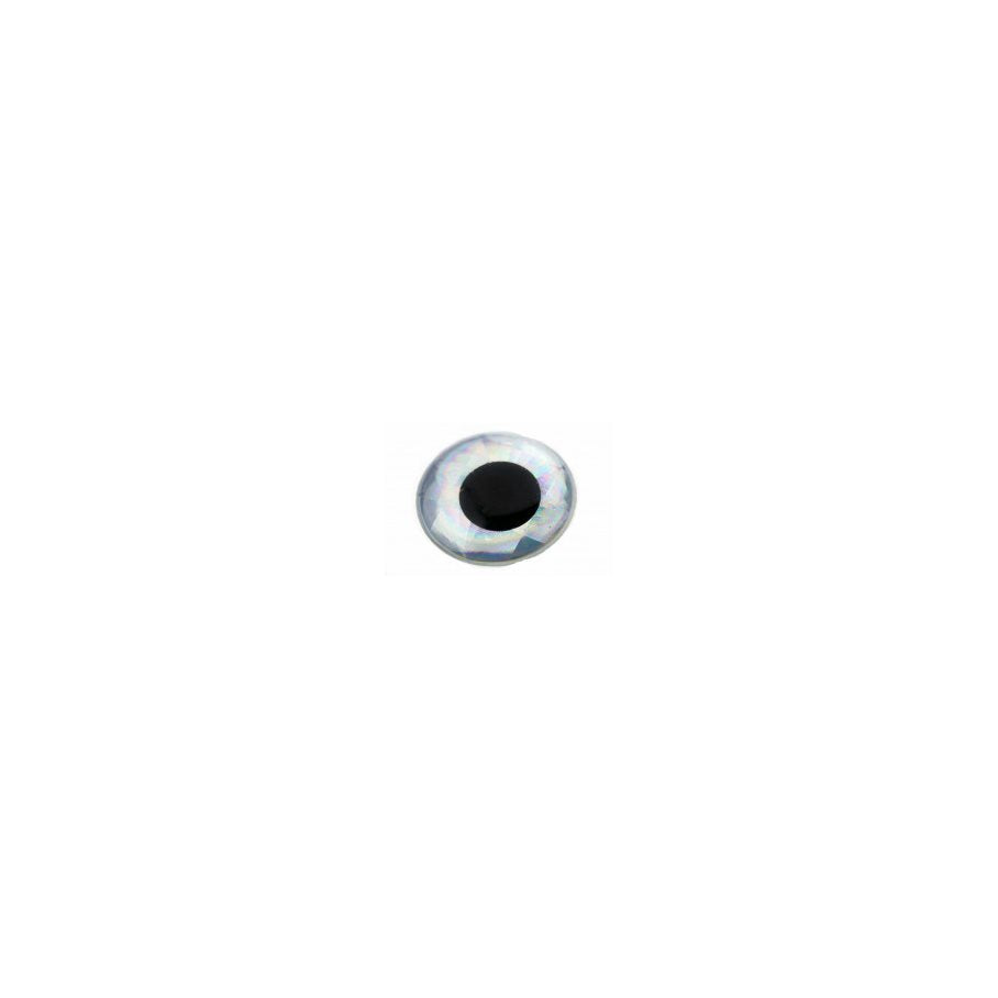 3D Epoxy Eyes SILVER / 3 MM