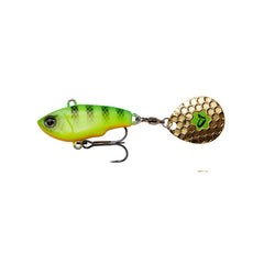 Fat Tail Spin WHITE SILVER / VIKT 16 G & STORLEK 6,5 CM