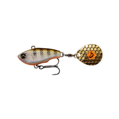 Fat Tail Spin WHITE SILVER / VIKT 16 G & STORLEK 6,5 CM