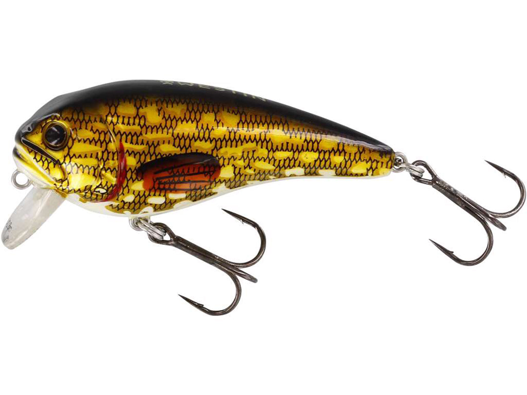 Fatbite Crankbait Floating Wobbler STRIPED REDHEAD / 5,5 CM / 8 GRAM