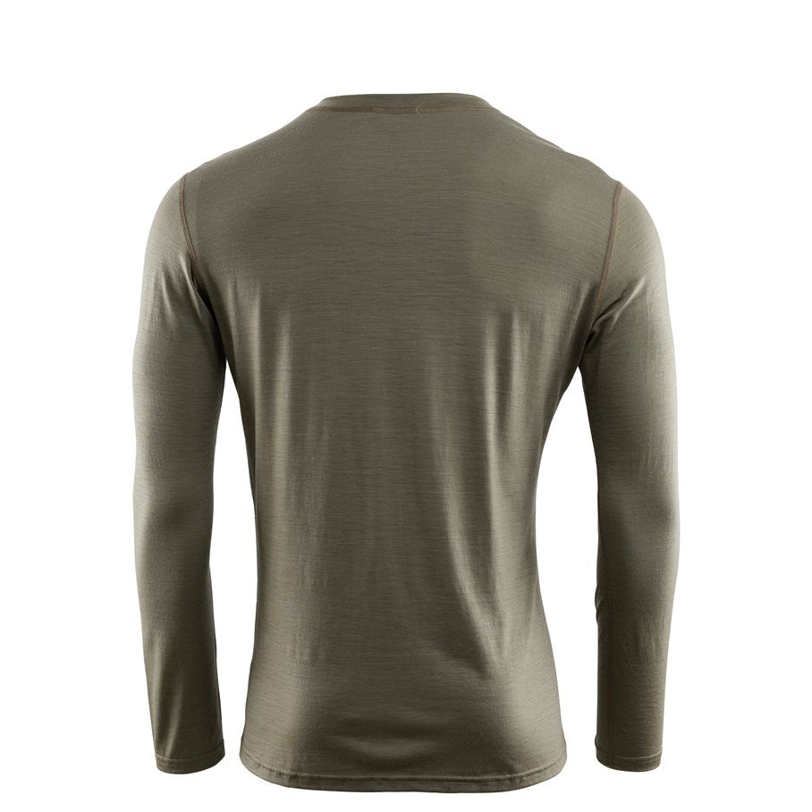 LightWool 140 Undershirt LS Men JET BLACK / XS