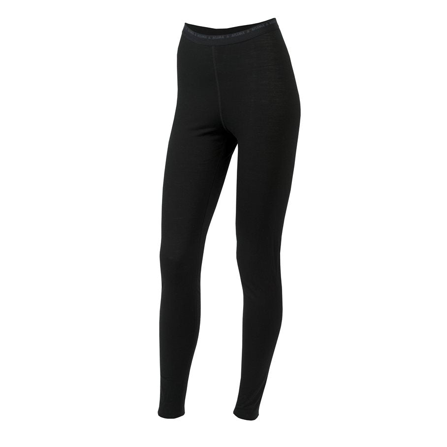 LightWool 140 Longs Woman JET BLACK / L