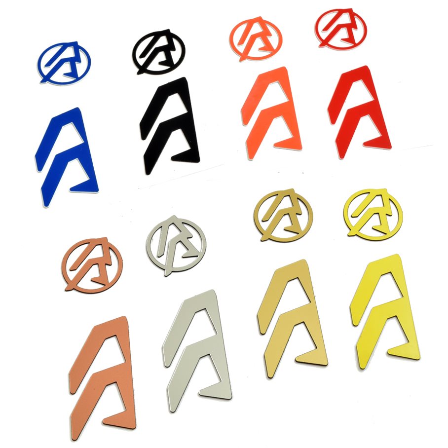 Alpha-X Logo Color Inserts, Red SVART / EN STL