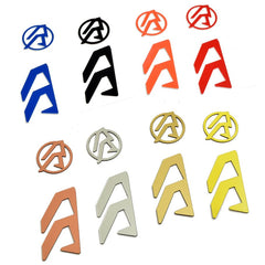 Alpha-X Logo Color Inserts, Red SVART / EN STL