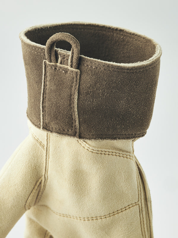 Chamois Ranch Glove - 5 finger NATURAL YELLOW / 10