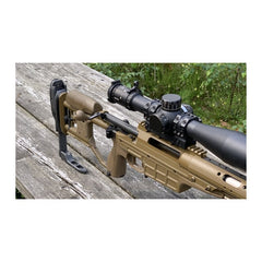 LIT-2 Ställbar Bakkappa med Justerbart skjutstöd SVART - ANODISERAD / 10 MM GUMMIBAKKAPPA