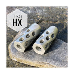 HX Rekylbroms SVART / GÄNGA 1/2"-28 UNEF & KALIBER .375 (9,3 MM)