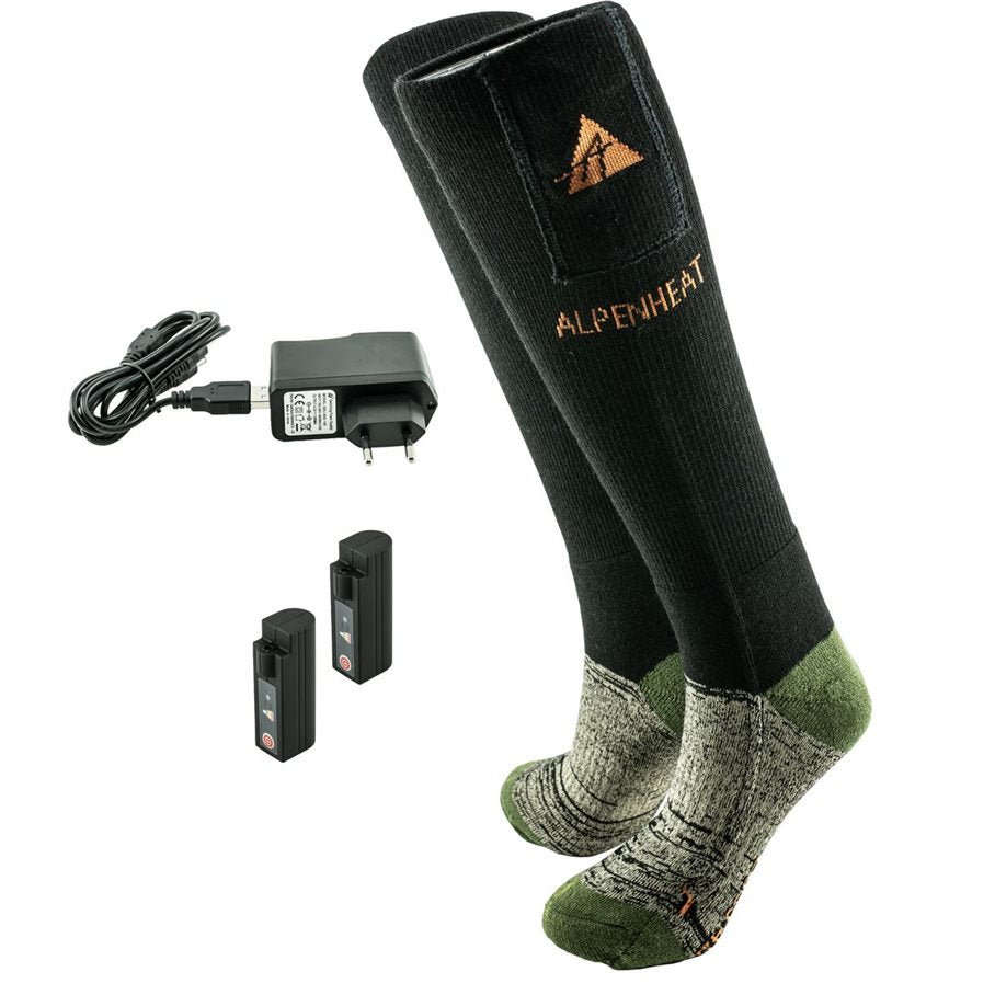 Värmesockar Ull Med Li-ion Batteri EUR 36-38