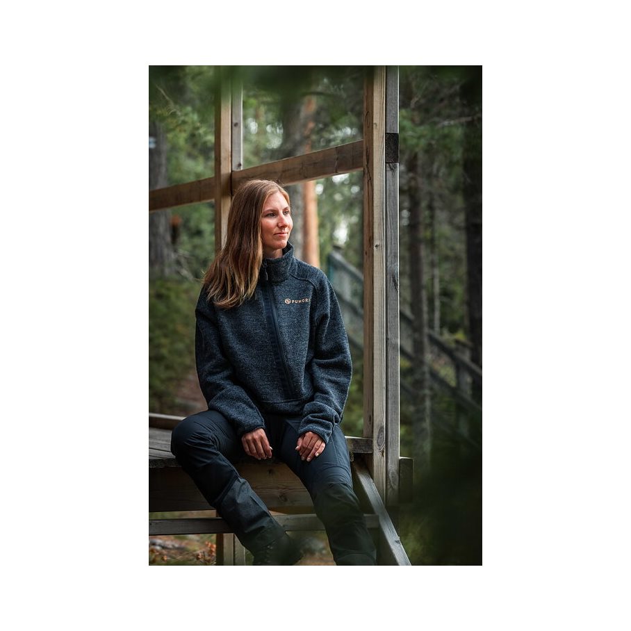 Hotagen Ulltröja Windstopper GRÅBLÅ / XS