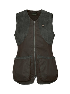 Vintage Dogsport Vest Women LEATHER BROWN / 36W