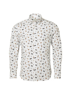 Danson Contemporary Fit Shirt Men ROYAL FAMILY PRINT / S