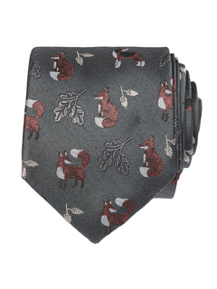 Beagle Silk Tie BEAGLE GREEN / EN STL
