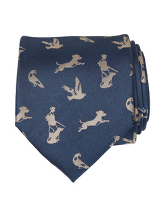 Hunter Silk Tie HUNTER BLUE / EN STL