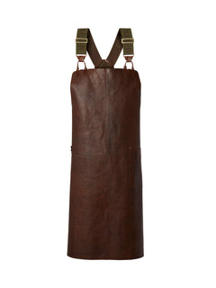 Elk Butcher Apron LEATHER BROWN / EN STL