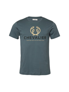Logo T-shirt Men STORMY BLUE / XS