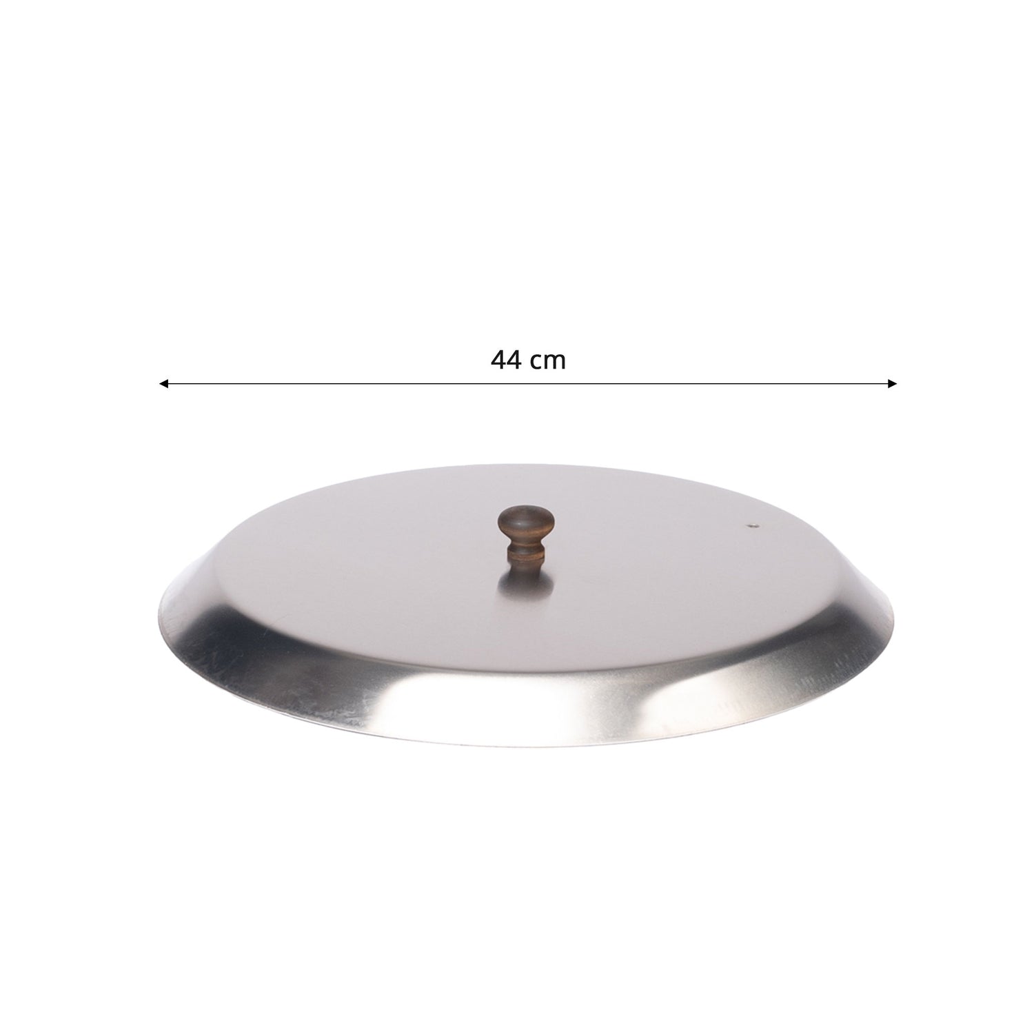 Lock för stekhäll 46 cm (ø 44 cm) SILVER / 44 CM