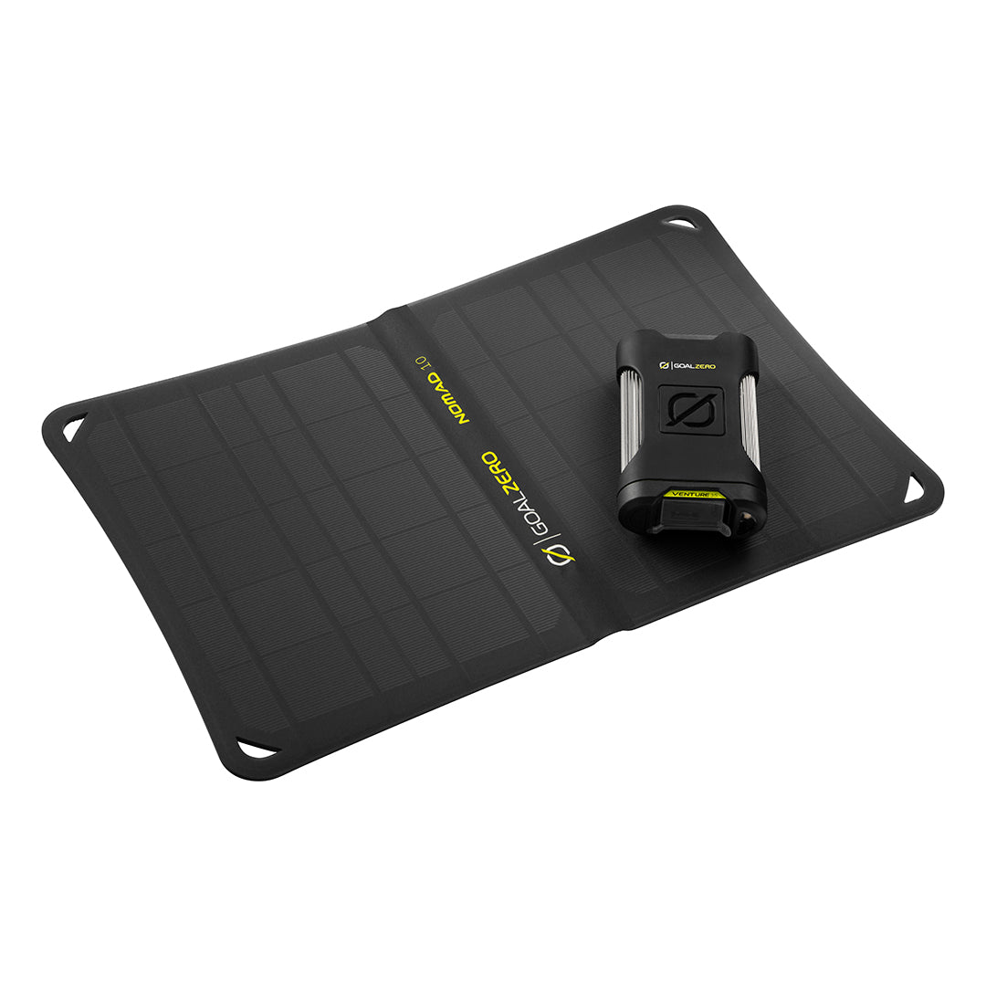 Venture 35 Solar Kit Powerbank 9600 mAh SVART / EN STL