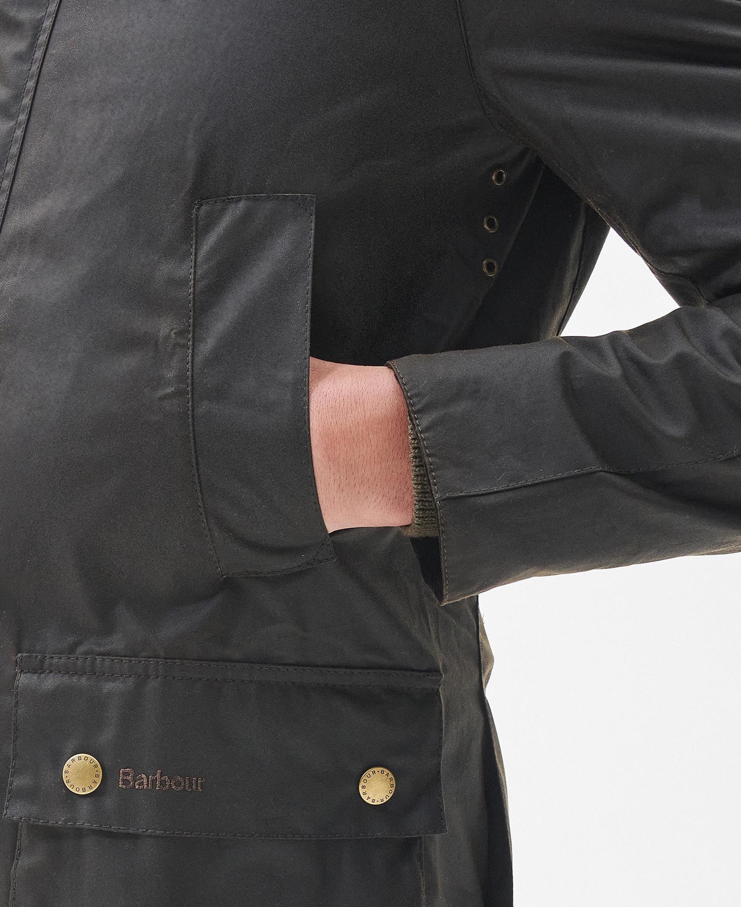 Ashby Wax Jacket OLIVE / M