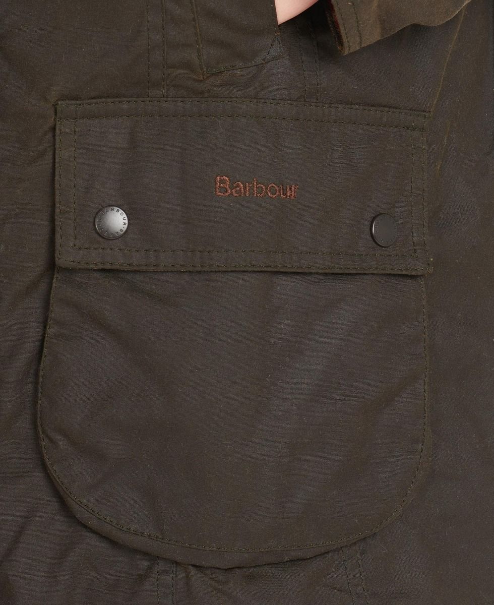 Classic Beadnell Wax Jacket OLIVE / 10