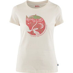 Arctic Fox Print T-Shirt Women CHALK WHITE / L