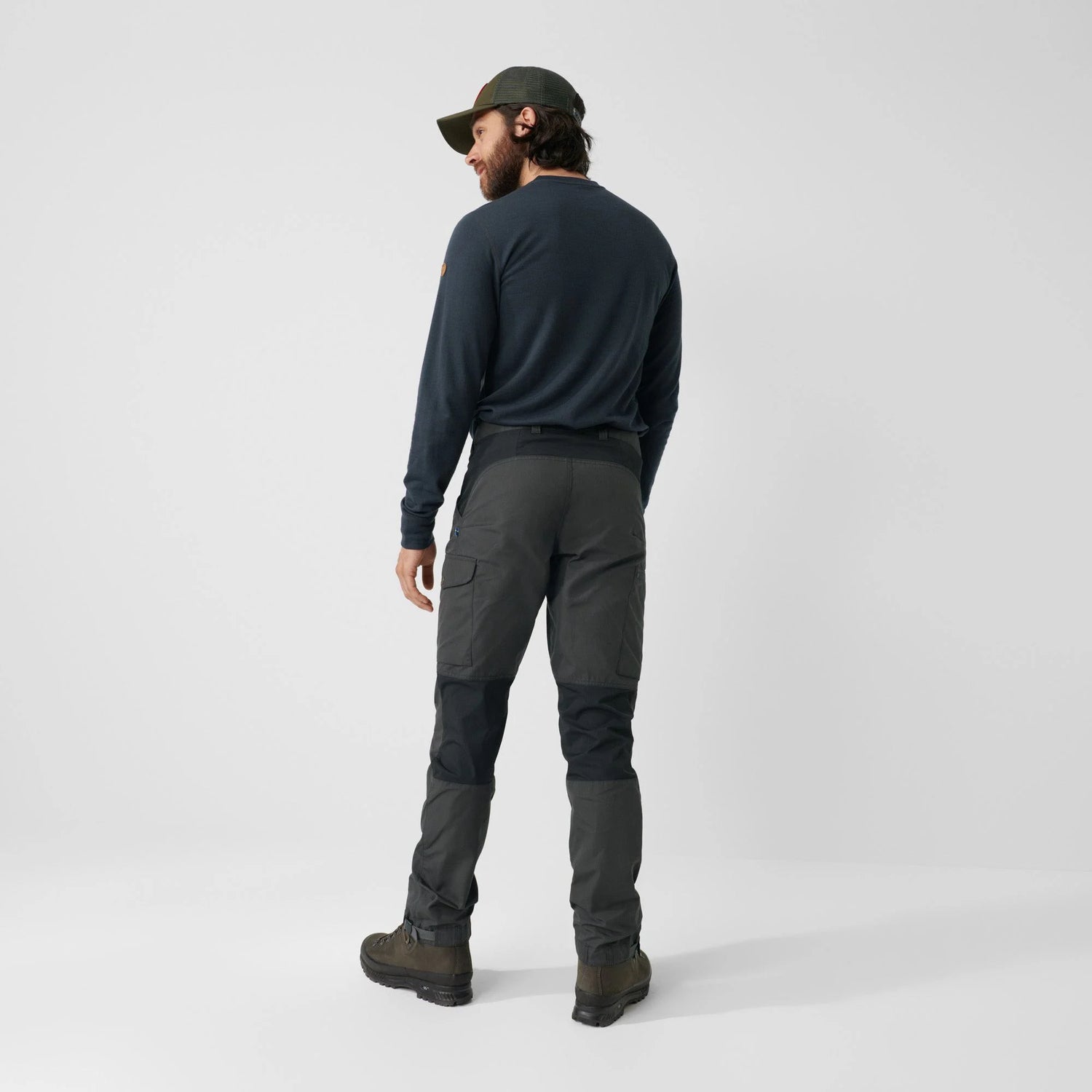 Kaipak Trousers Short Men GREY/BLACK / 46S
