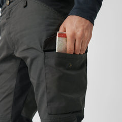 Kaipak Trousers Short Men GREY/BLACK / 46S