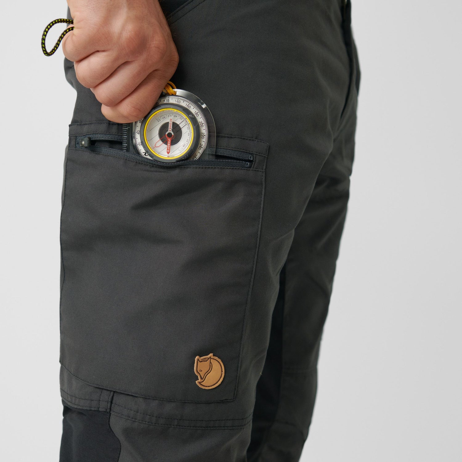 Kaipak Trousers Short Men GREY/BLACK / 46S