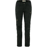 Kaipak Womens Trousers Curved BLACK / 36