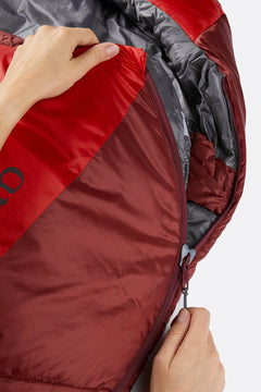 Syntetsovsäck Solar Eco 3 Women LZ (+0) ASCENT RED / EN STL