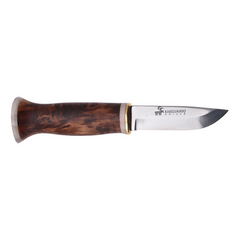 Jaktkniv Nulpu Damasteel RWL34 BRUN / EN STL