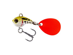 Dropbite Tungsten Spin Tail Jig PEARL STICKELBAIT / LÄNGD 22 MM & VIKT 18 G