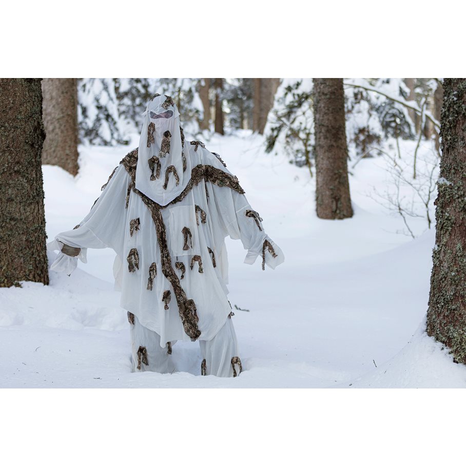 Snow-Hoodie Reversibel Camo VIT / EN STL