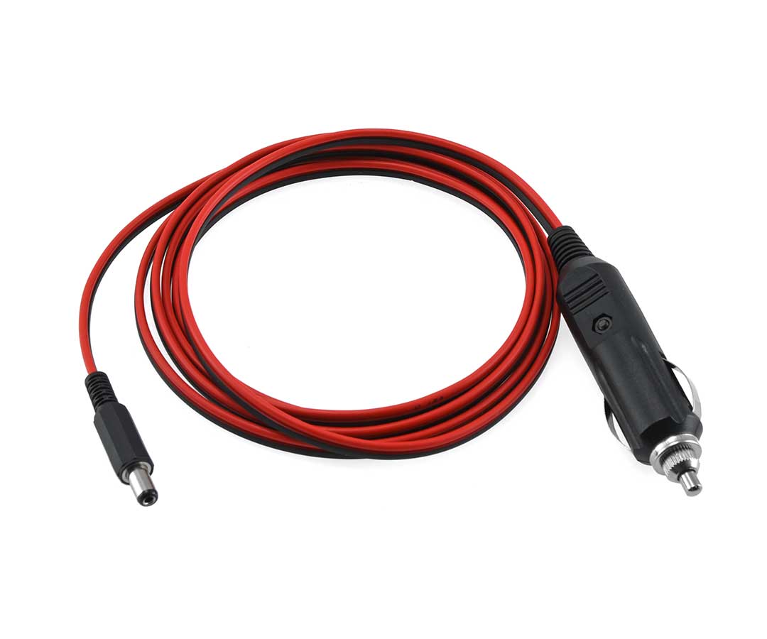 12 V ciggplugg till 2,1/5,5 mm strömkabel EN STL