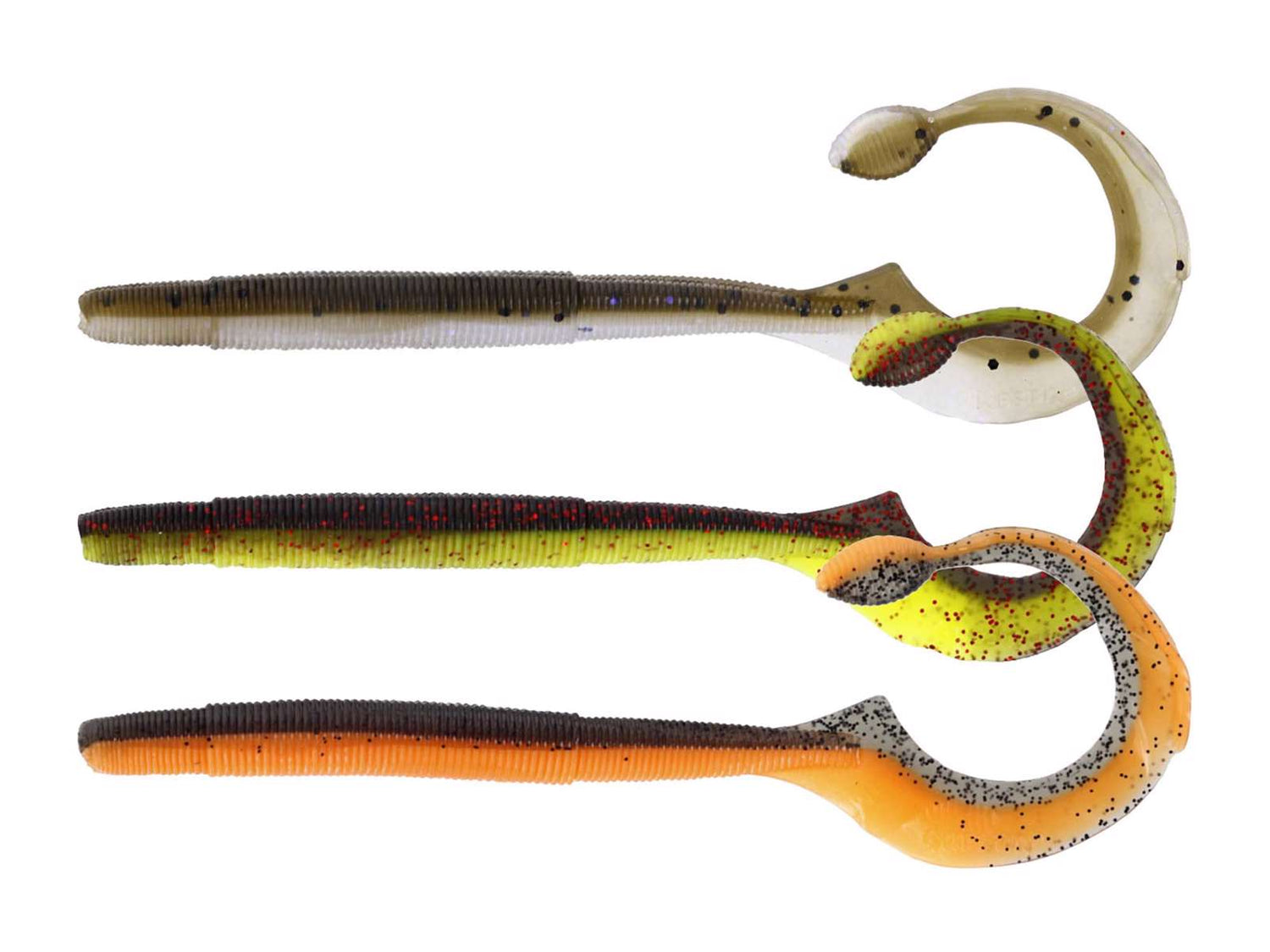 Ned Worm Curl DARK WATER / LÄNGD 120 MM & VIKT 3 G