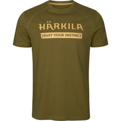 Logo t-shirt 2-pack ANTIQUE SAND/DARK OLIVE / S