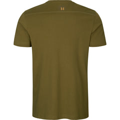Logo t-shirt 2-pack ANTIQUE SAND/DARK OLIVE / S