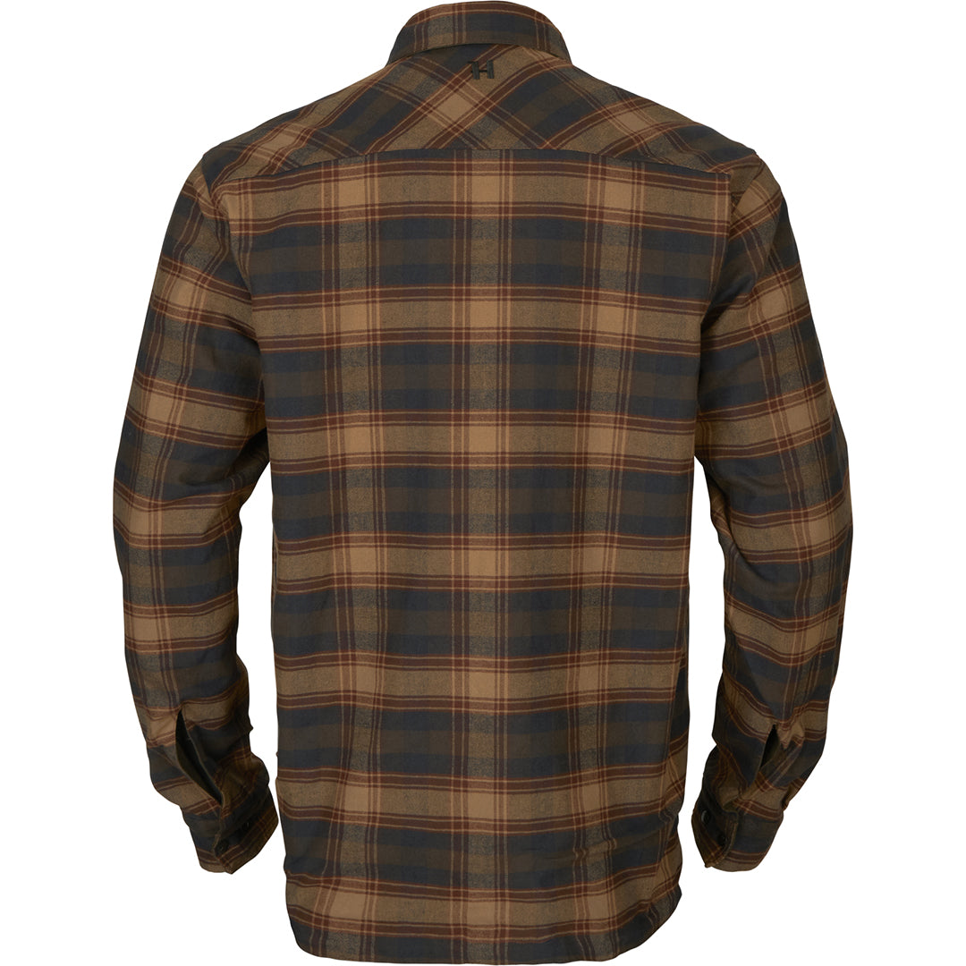 Eirik reversible skjortjacka DARK WARM OLIVE/BURGUNDY / M