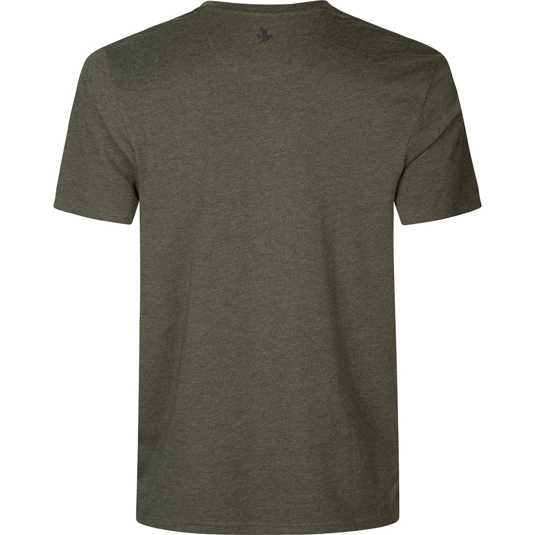 Stag Fever T-shirt PINE GREEN MELANGE / STL M