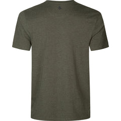 Stag Fever T-shirt PINE GREEN MELANGE / STL M