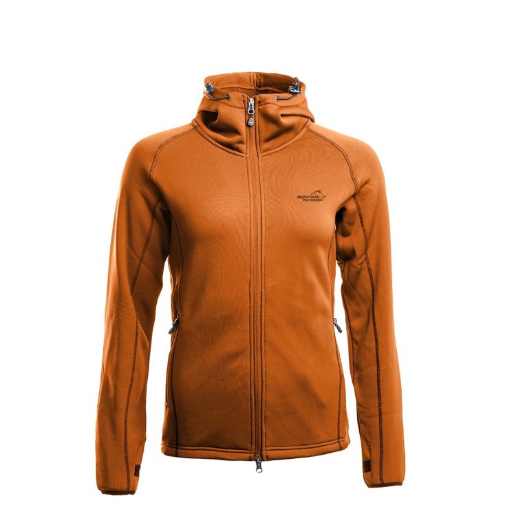 Powerfleece Hood Women BURNT ORANGE / 36