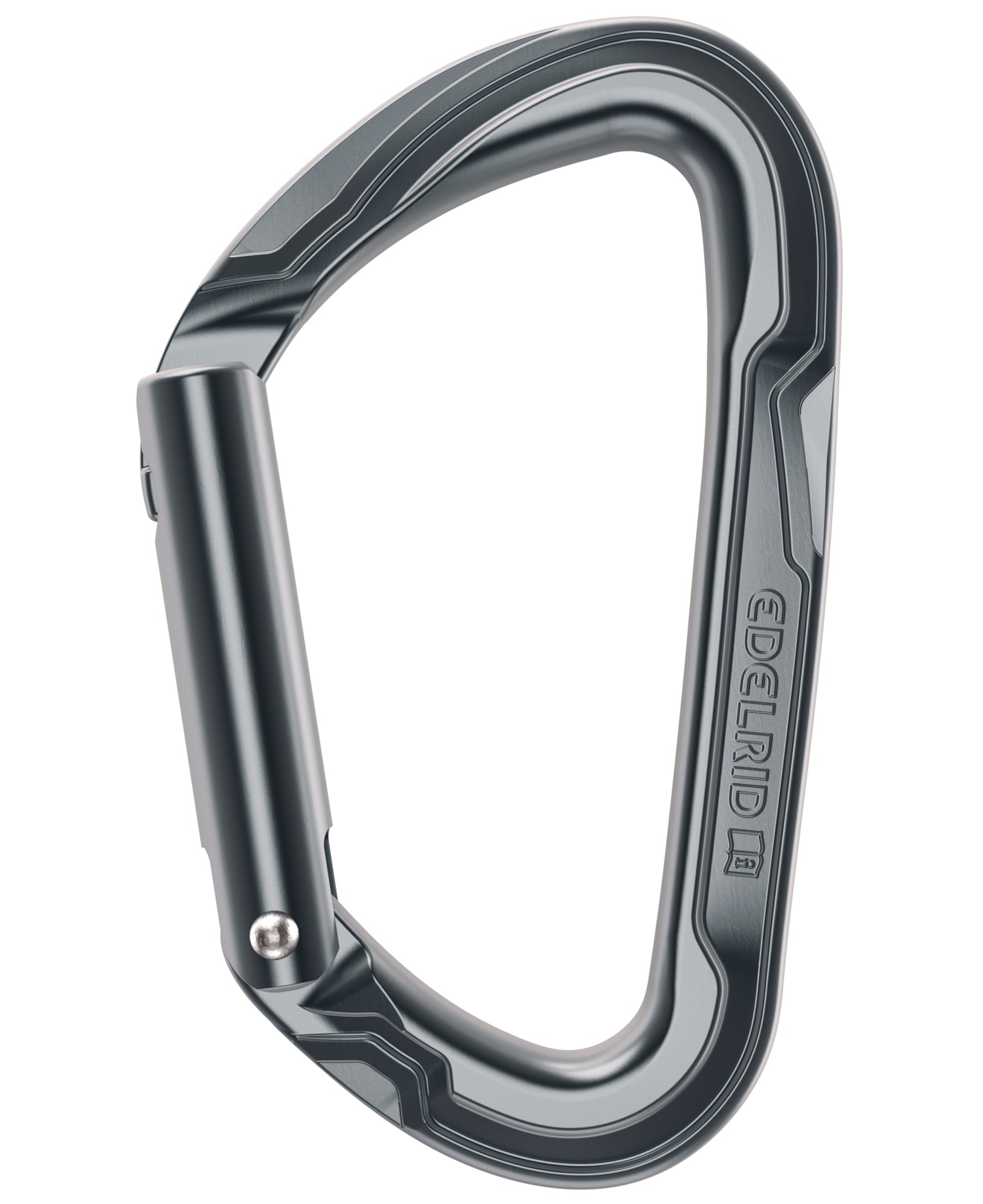 Pure Straight carabiner SILVER / EN STL