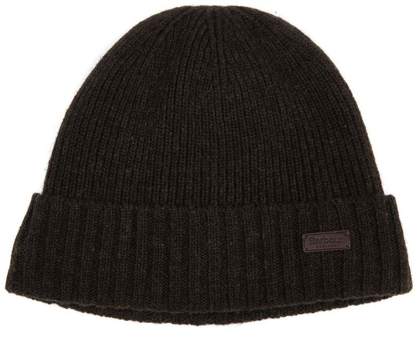 Carlton Beanie stickad mössa i ull. One size OLIVE / ONE SIZE