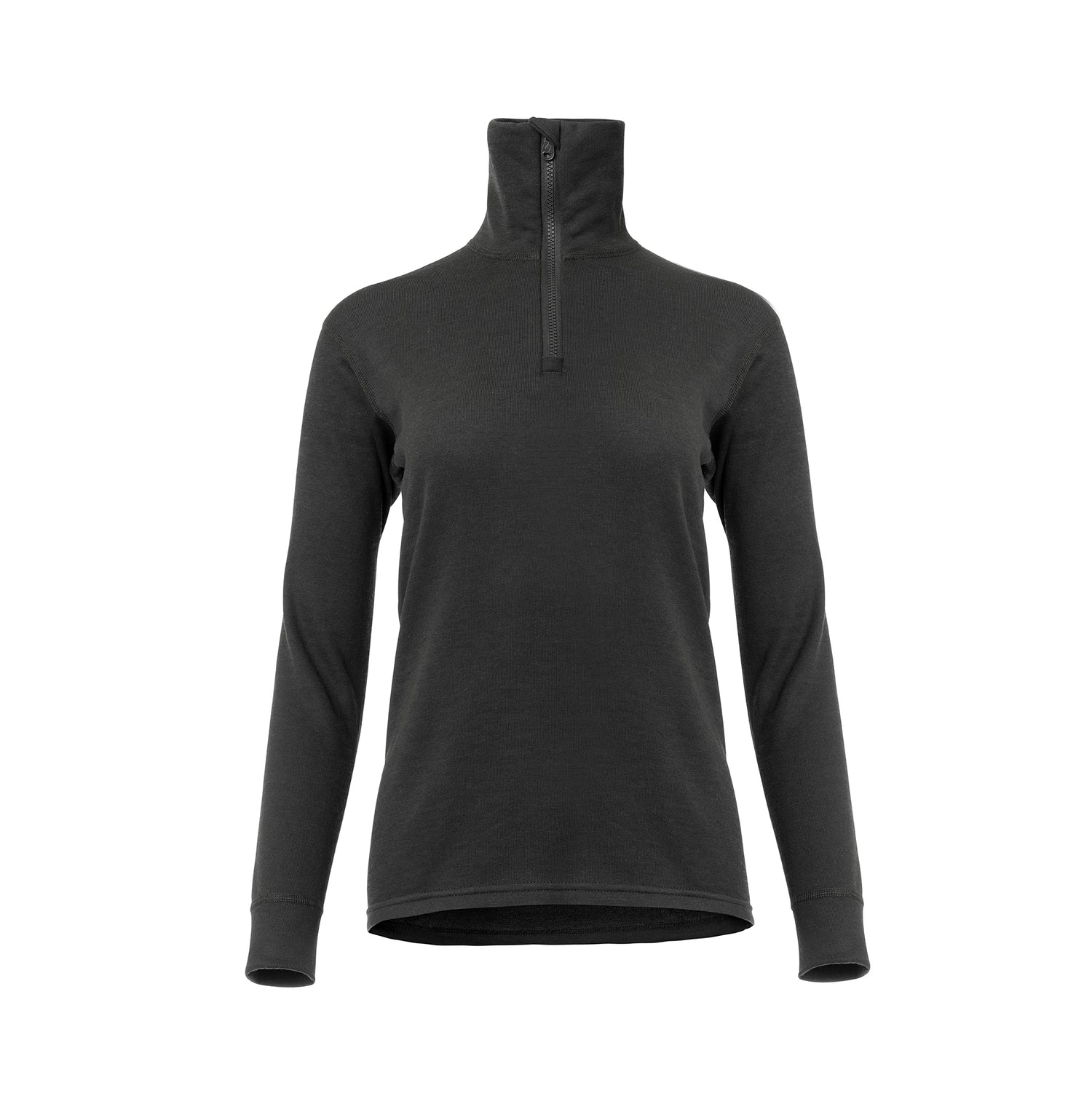 WoolTerry Polo Women JET BLACK / S