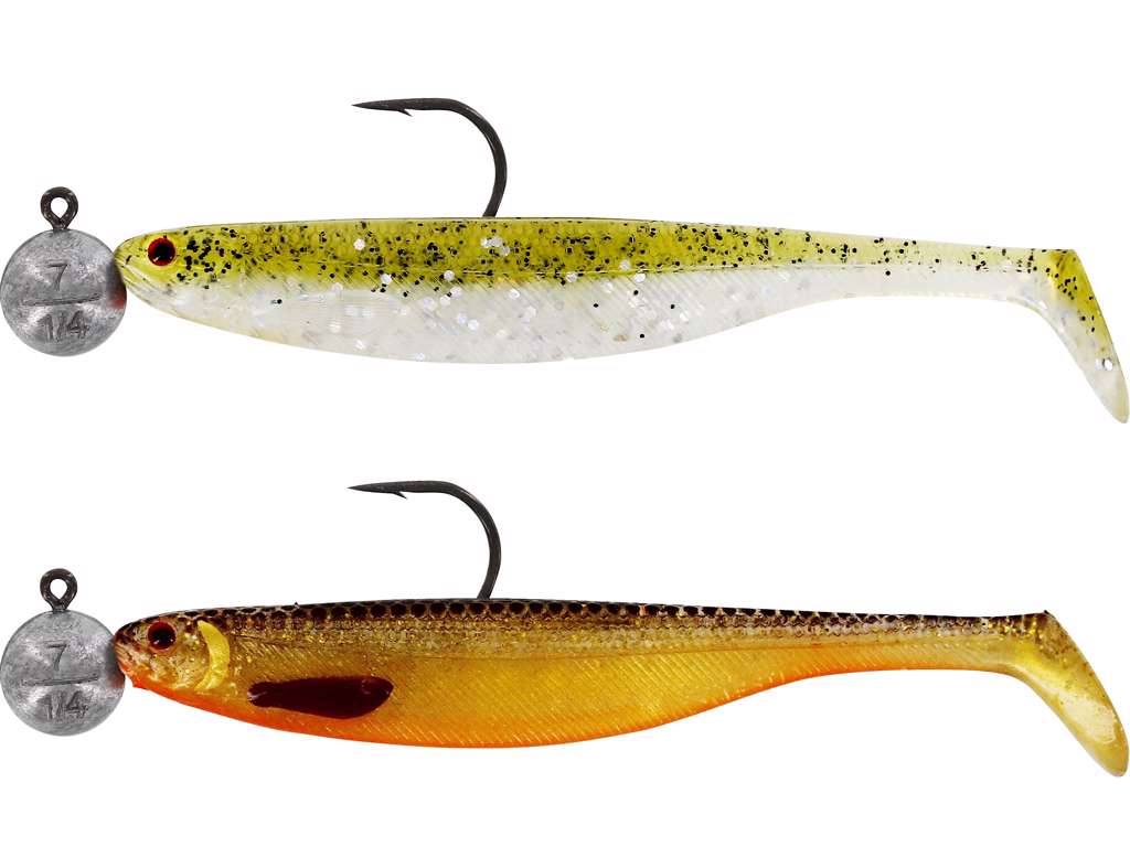 Shadteez Slim Rigged N Ready 2-pack DARK WATER MIX 1 / 10 CM