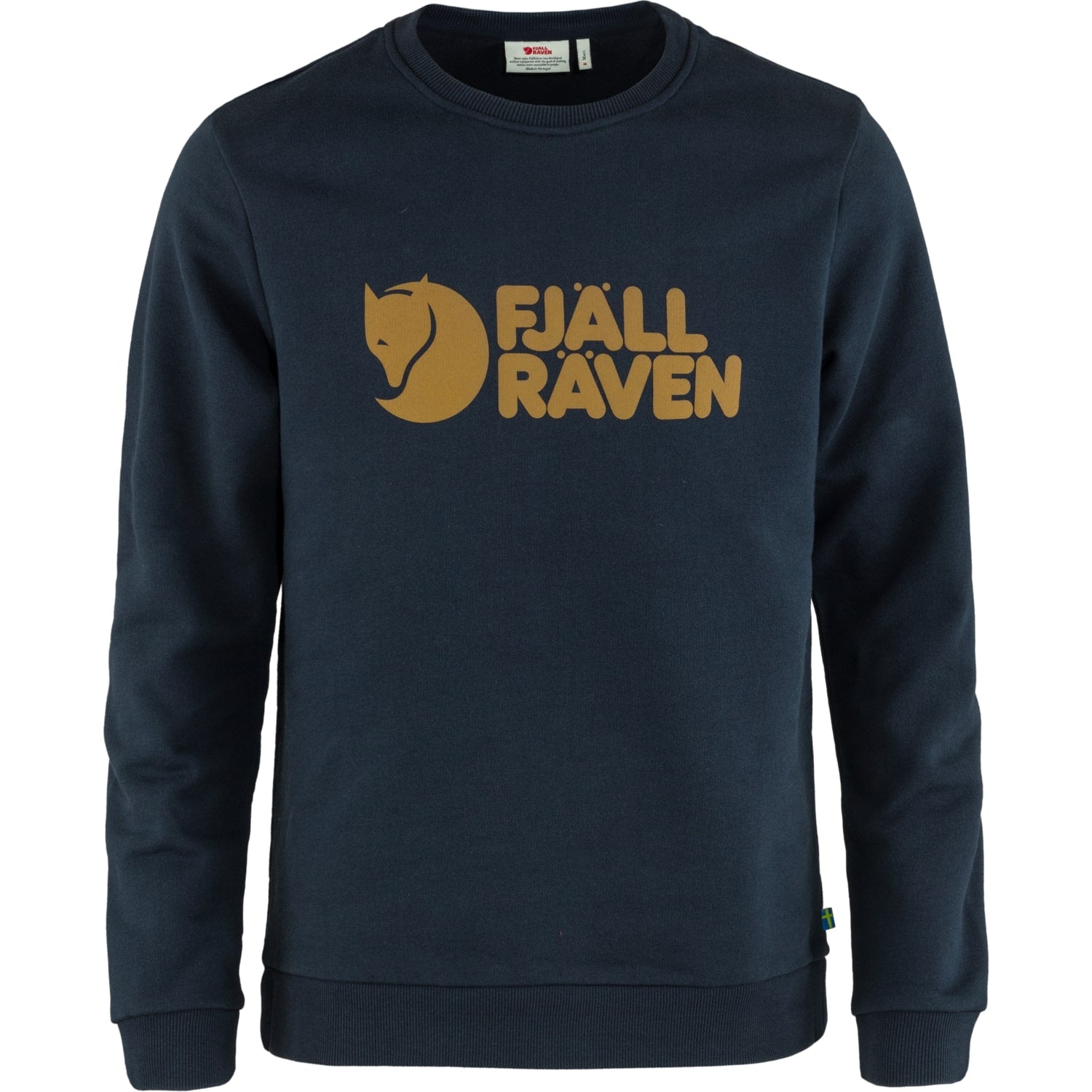 Fjällräven Logo Sweater Men DARK NAVY / S