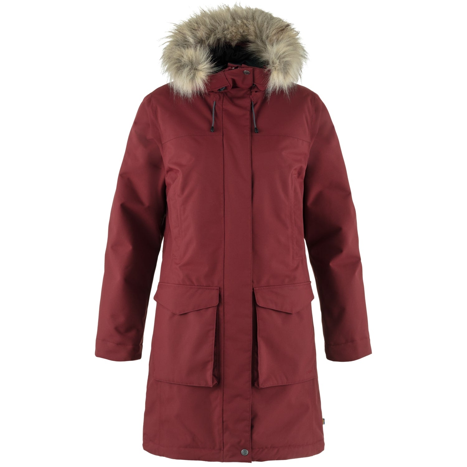 Nuuk Lite Womens Parka BORDEAUX RED / XS