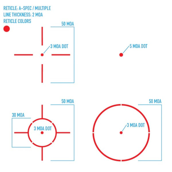 Ultra Shot A-Spec Holografiskt Reflexsikte Svart SVART / EN STL