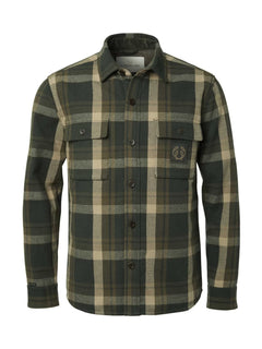 AXE OVERSHIRT MEN GREEN CHECK / S